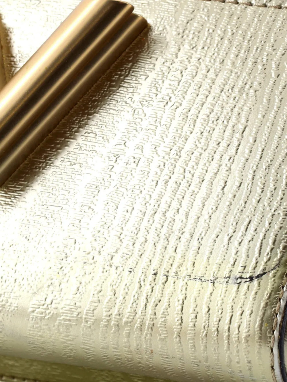 Twist Handbag Gravity Gold Calfskin Pm Satchel
