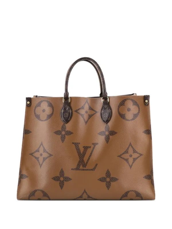 Louis Vuitton Pre-Owned OnTheGo Reverse Monogram Giant GM Tote Bag