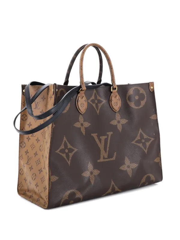 【限定価格】Louis Vuitton OnTheGo Louis Vuitton Pre-Owned OnTheGo Reverse Monogram Giant GM Tote Bag