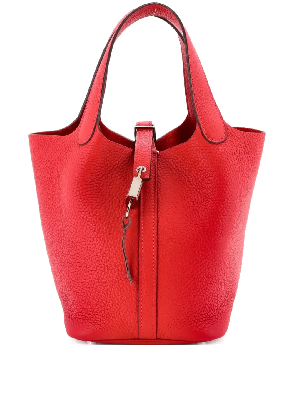 Hermès Pre-Owned Picotin Lock Bag Clemence PM bucket bag | Red | Image 1
