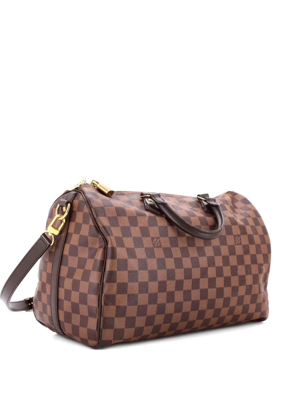 Louis Vuitton Pre-Owned Speedy Bandouliere Bag Damier 35 satchel - Marrone