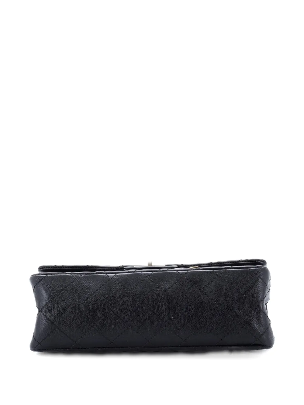 Pre-owned Chanel Brasserie Charms Reissue 2.55 Flap Bag Quilted Calfskin 225 Shoulder Bag In Black