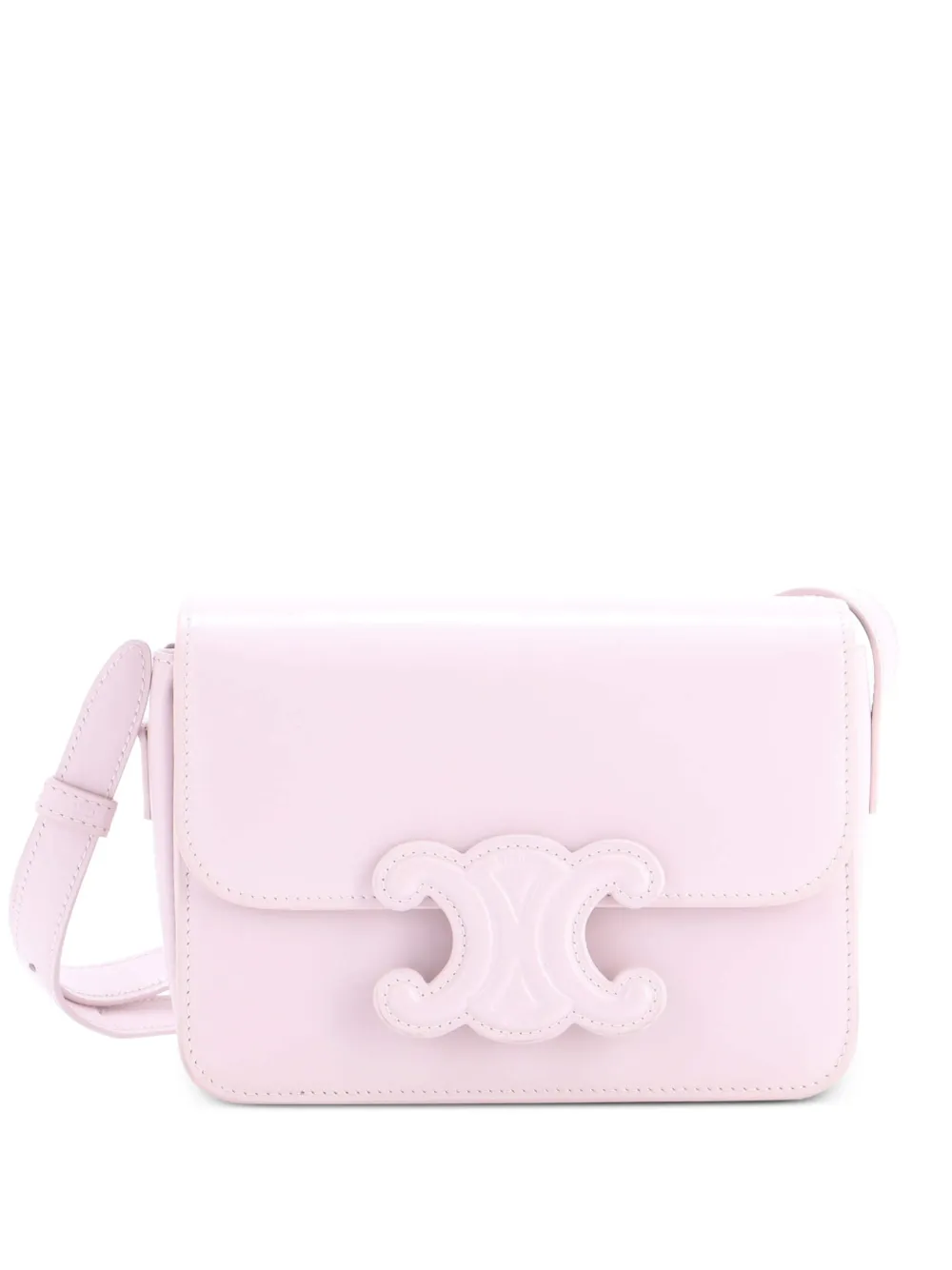 Celine Pre-Owned Triomphe Shoulder Bag Smooth Calfskin Teen crossbody bag - Rosa