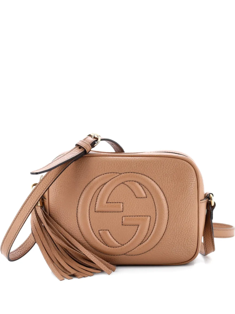 Gucci Pre-Owned Soho Disco Leather Small crossbody bag - Toni neutri