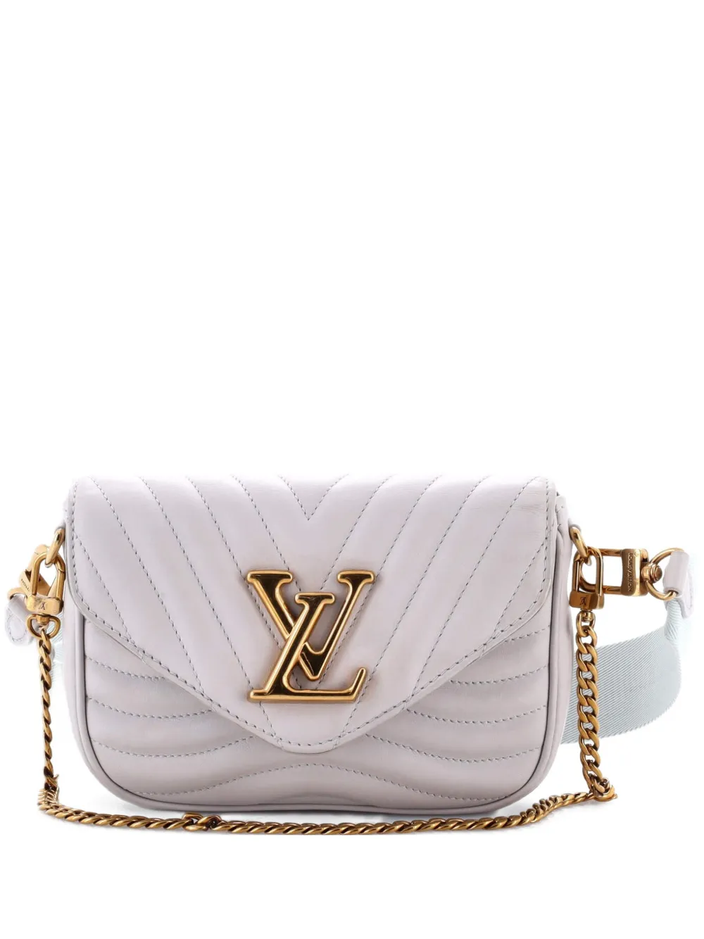 Louis Vuitton Pre-Owned New Wave Multi Pochette Quilted Leather crossbody bag - Toni neutri