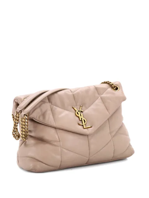 Saint Laurent Pre-Owned Loulou Puffer Quilted Leather Medium shoulder bag