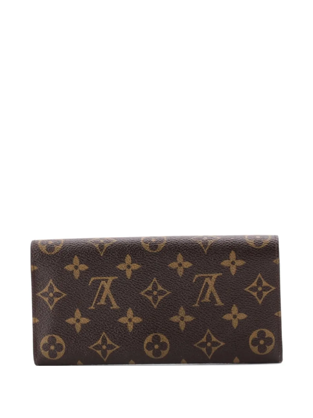 Pre-owned Louis Vuitton Emilie Wallet Monogram Canvas Small Wallets In Brown