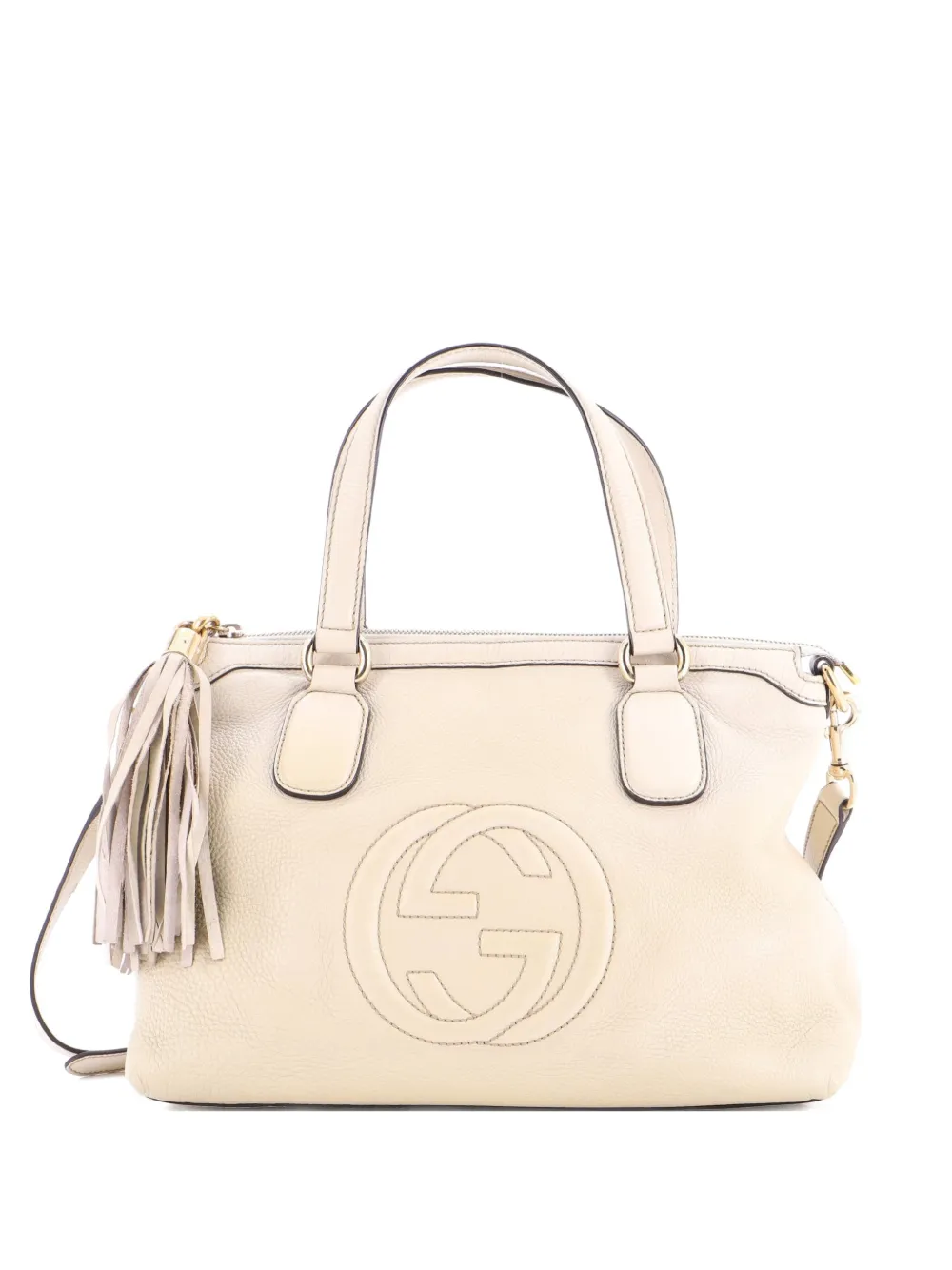 Gucci Pre-Owned Soho Convertible Soft Top Handle Bag Leather satchel - Toni neutri