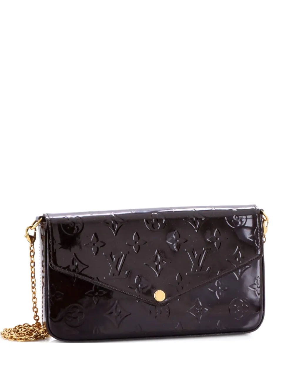 Louis Vuitton Pre-Owned Felicie Pochette Monogram Vernis crossbody bag - Rosso