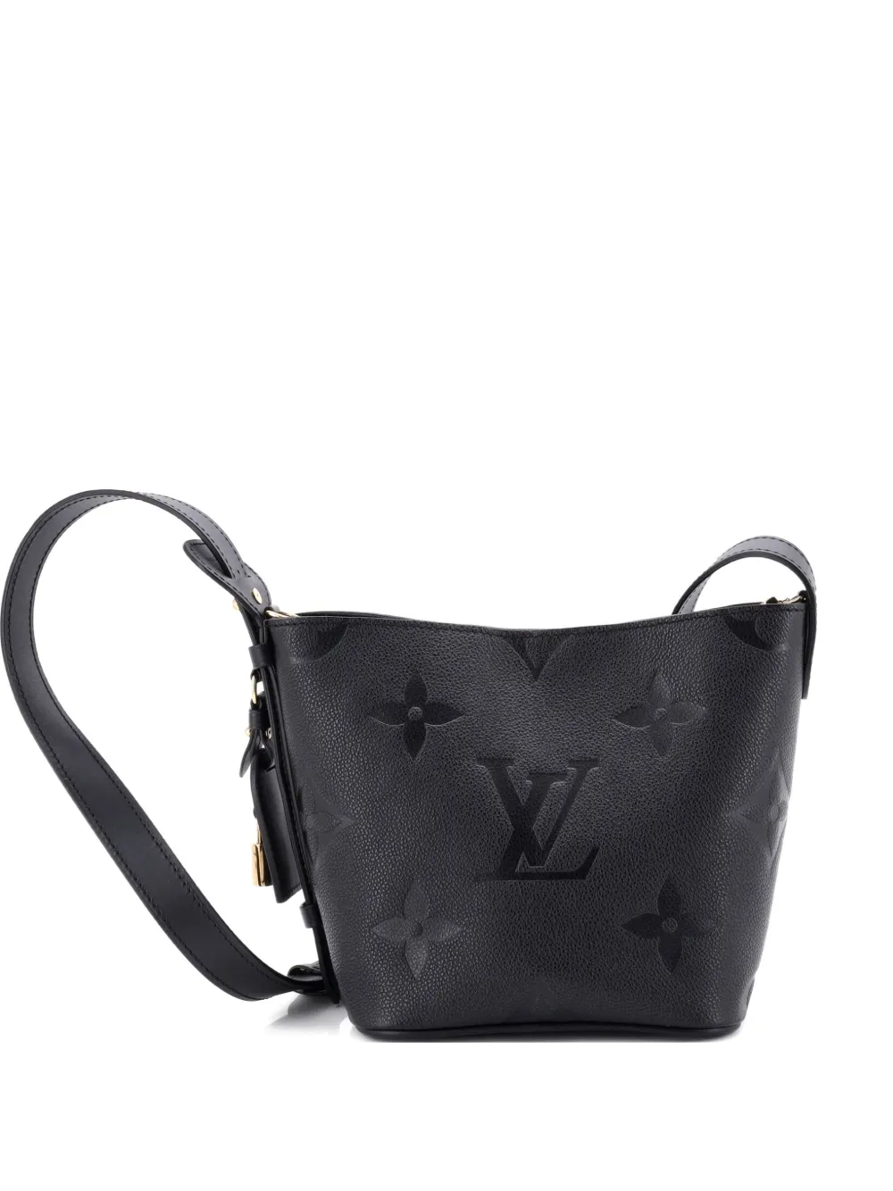 Louis Vuitton Pre-Owned All In Monogram Empreinte Giant BB bucket bag - Black