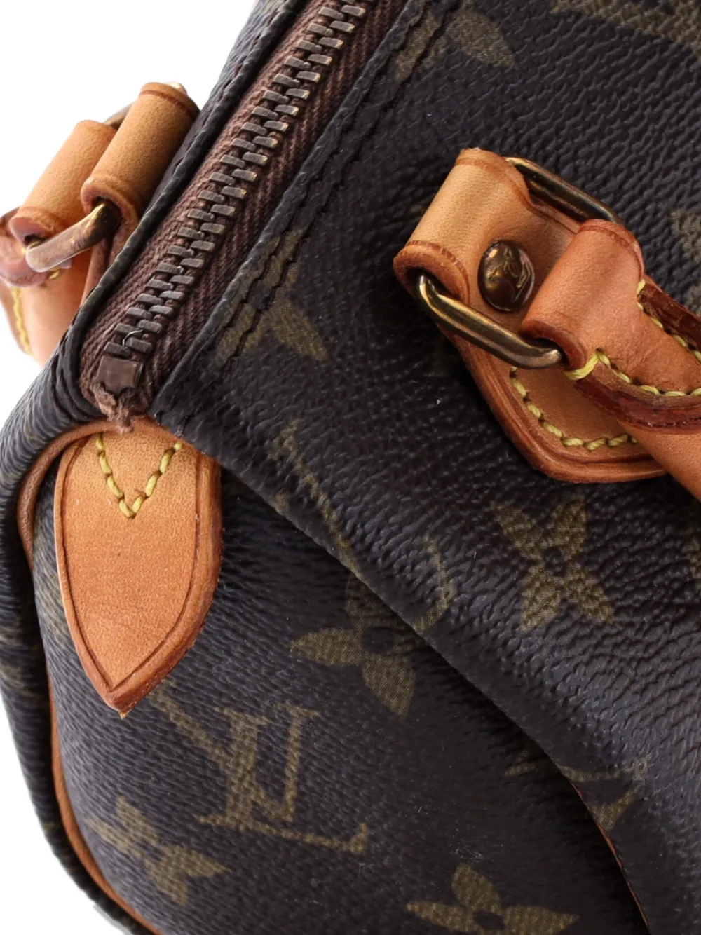 Speedy Mini Hl Handbag Monogram Canvas Satchel