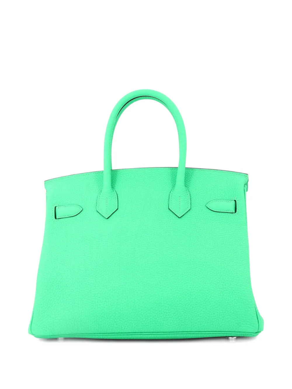 Hermès Pre-Owned Birkin Handbag Green Togo with Palladium Hardware 30 tote bag | Pre-Owned | Image 2