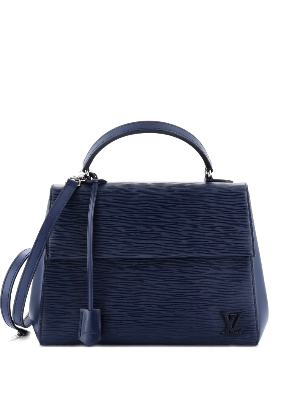 Louis Vuitton Pre-Owned Cluny Top Handle Bag Epi Leather MM satchel - Blu