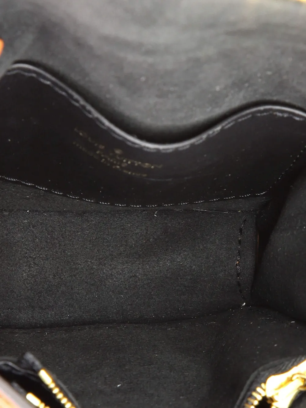 Pre-owned Louis Vuitton Dauphine Bumbag Reverse Monogram Canvas Bb Belt Bag In Brown