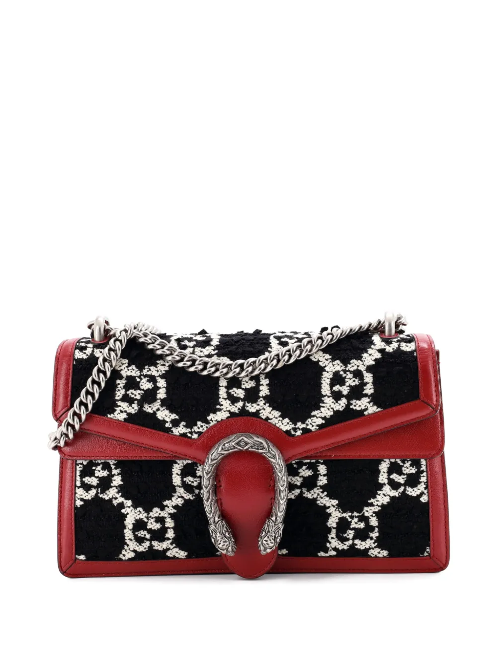 Gucci Pre-Owned Dionysus Bag GG Tweed Small shoulder bag - Nero