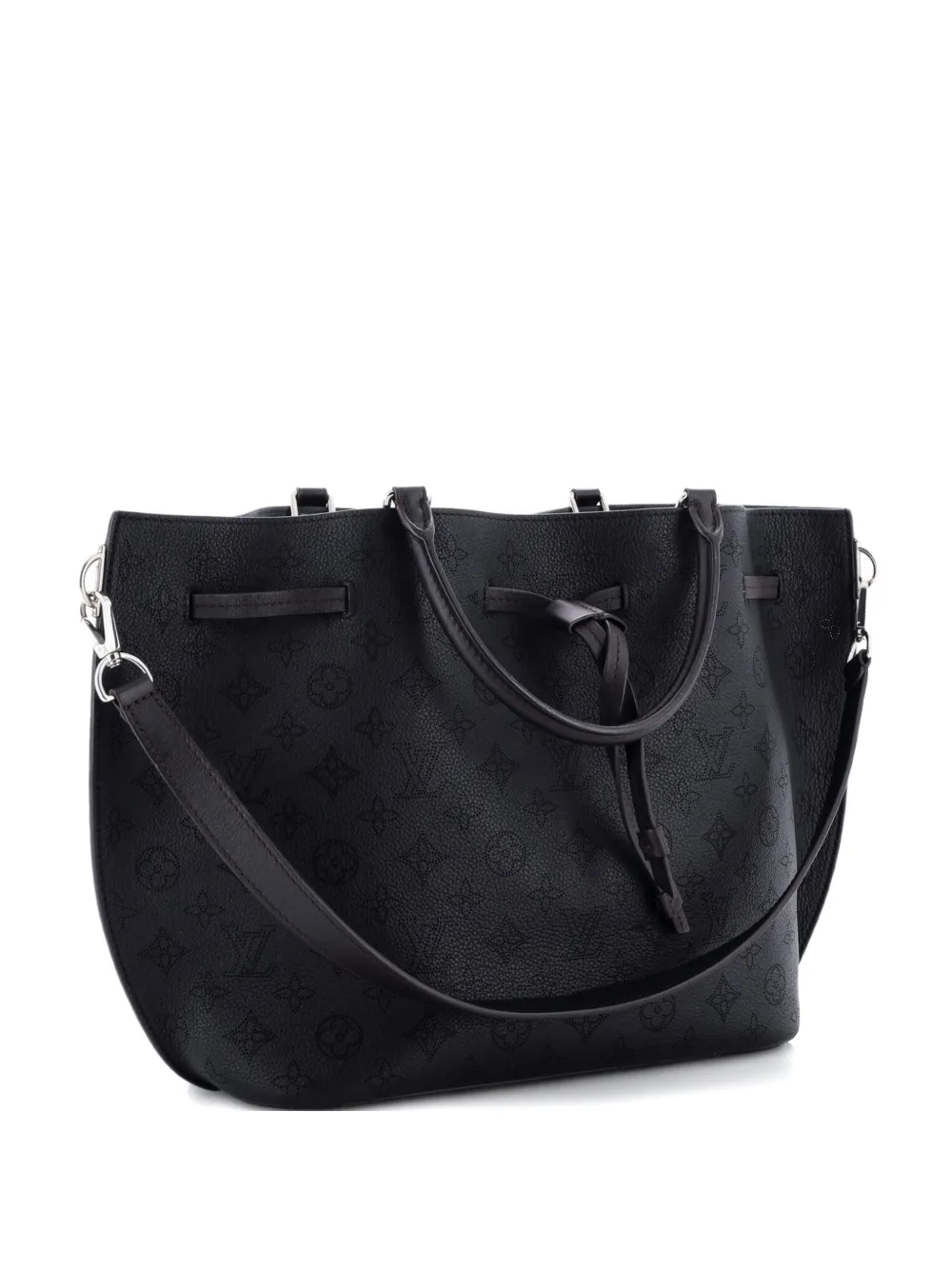 Louis Vuitton Pre-Owned Girolata Handbag Mahina Leather tote bag - Nero