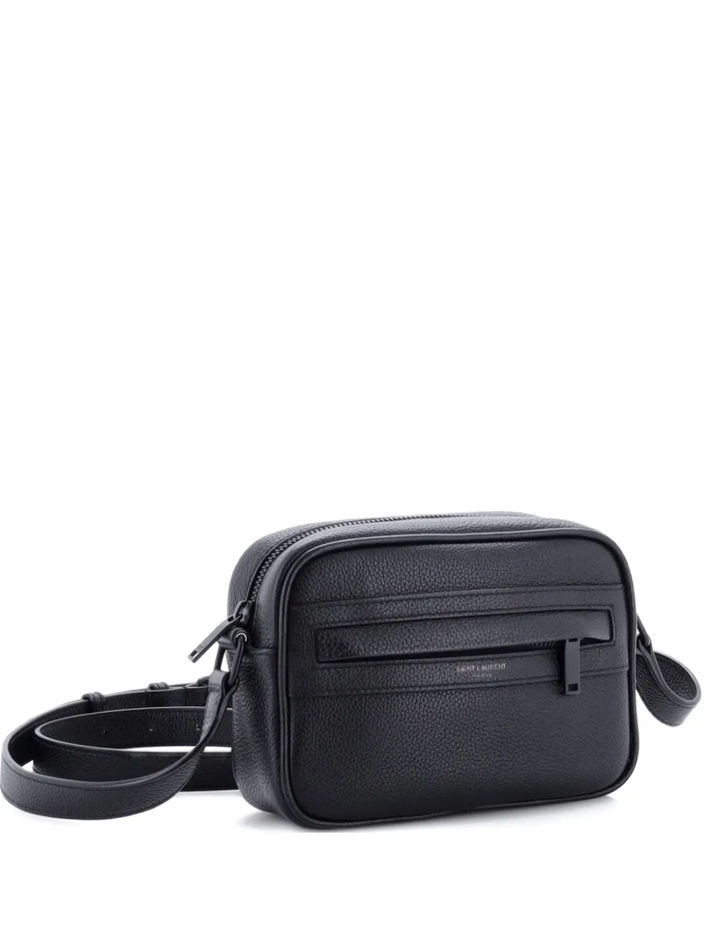 Saint Laurent Pre-Owned Camp Camera Bag Leather Mini crossbody bag - Nero