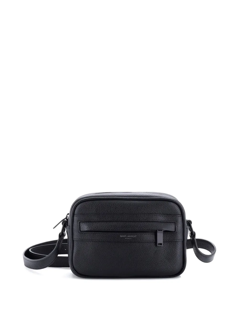 Saint Laurent Pre-Owned Camp Camera Bag Leather Mini crossbody bag - Nero