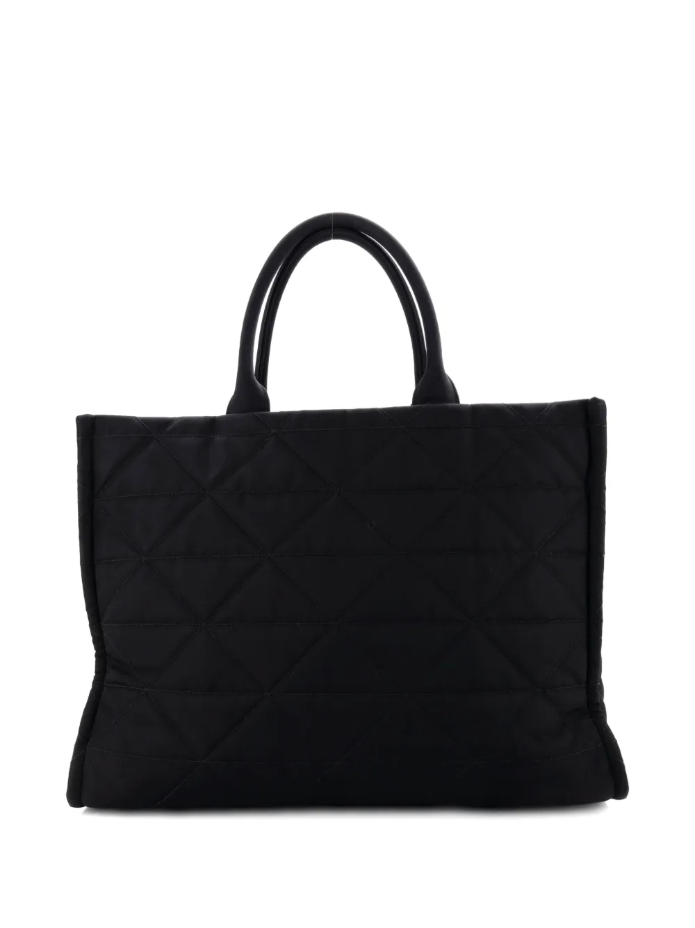 Prada Pre-Owned Open Shopping Quilted Re-Nylon Large tote bag | Pre-owned | Image 2