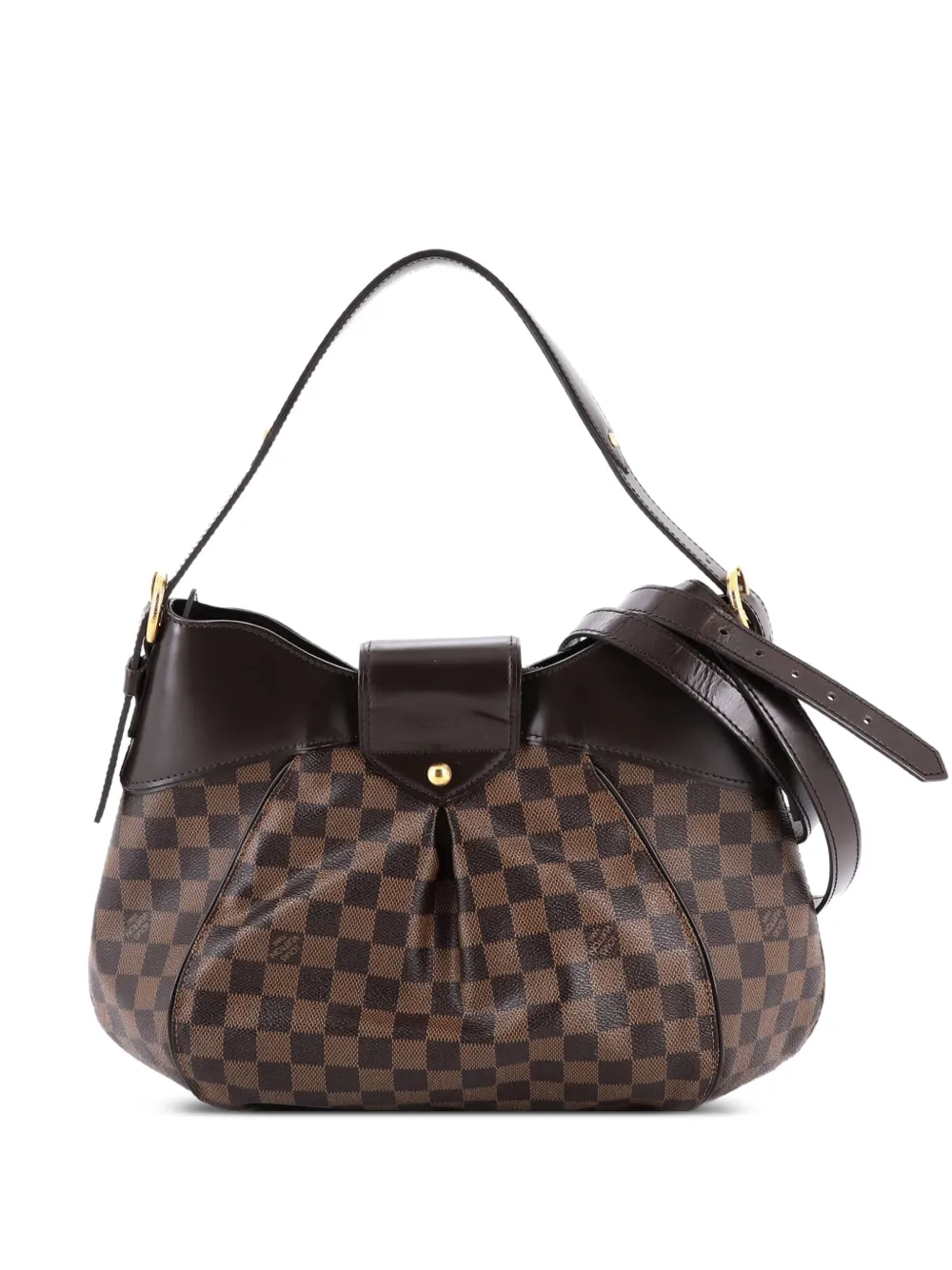 Louis Vuitton Pre-Owned Sistina Handbag Damier MM hobo bag - Marrone