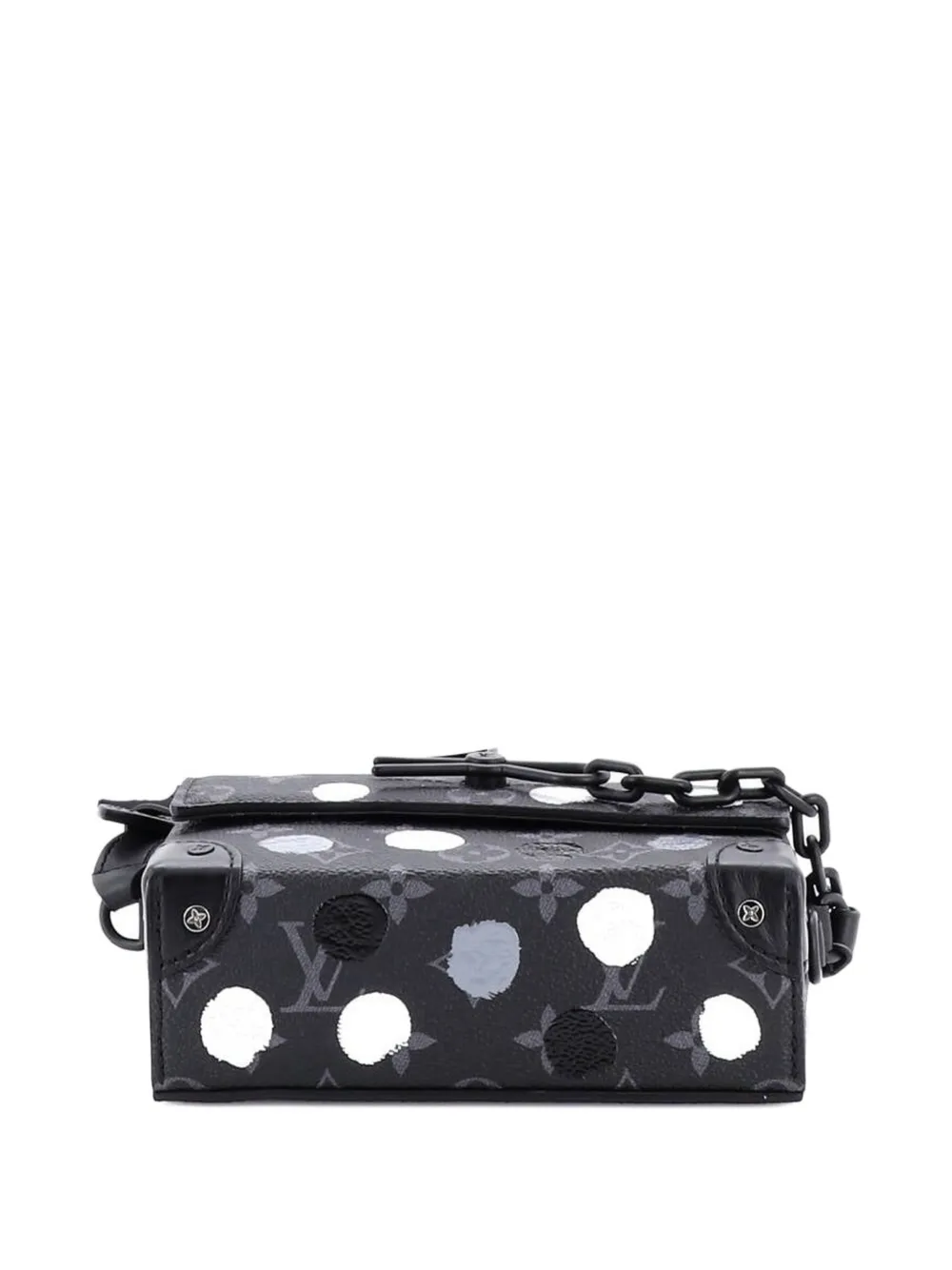Steamer Wearable Wallet Yayoi Kusama Painted Dots Monogram Eclipse Canvas Crossbody Bag