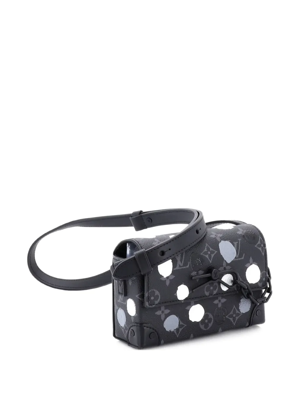 Steamer Wearable Wallet Yayoi Kusama Painted Dots Monogram Eclipse Canvas Crossbody Bag