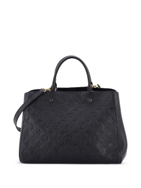 Louis Vuitton Pre-Owned Montaigne Handbag Monogram Empreinte Leather GM tote bag
