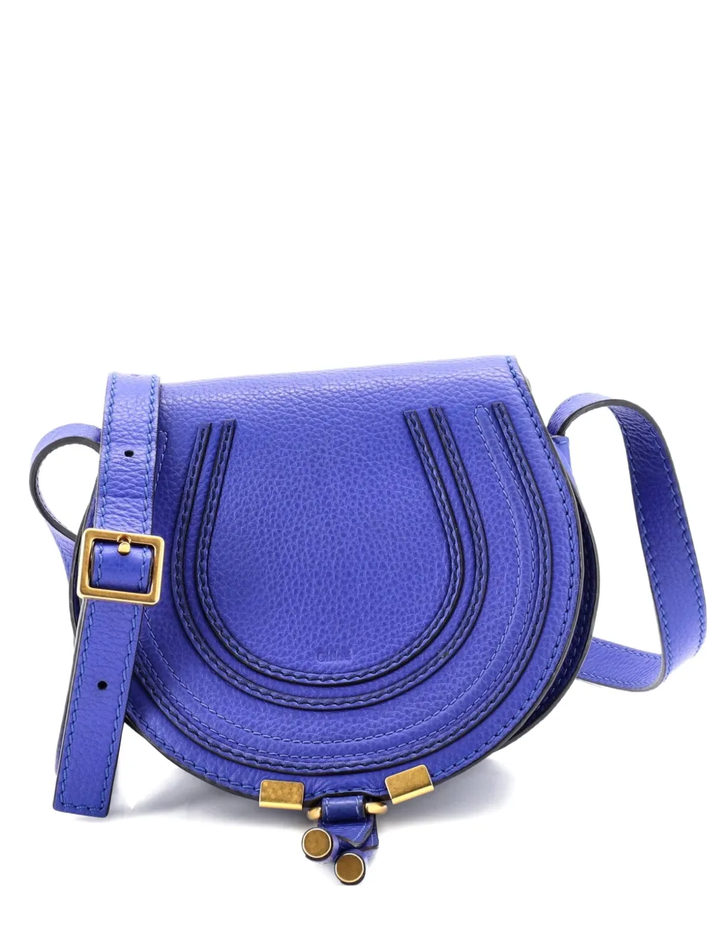 Chloé Pre-Owned Marcie Leather Small crossbody bag - Blu
