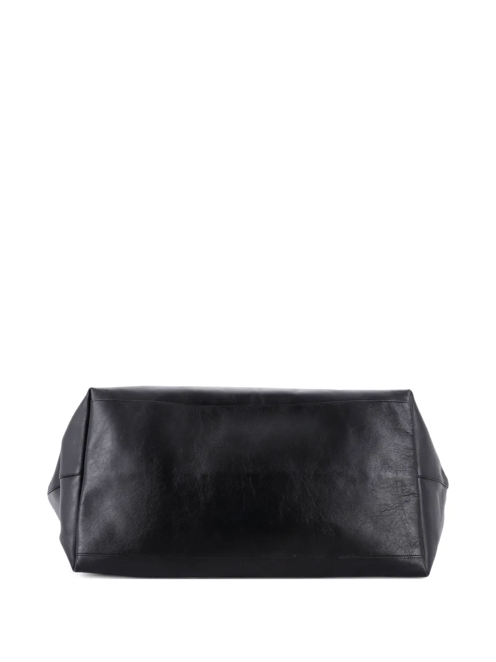 Rive Gauche Shopper Embossed Leather Maxi Tote Bag