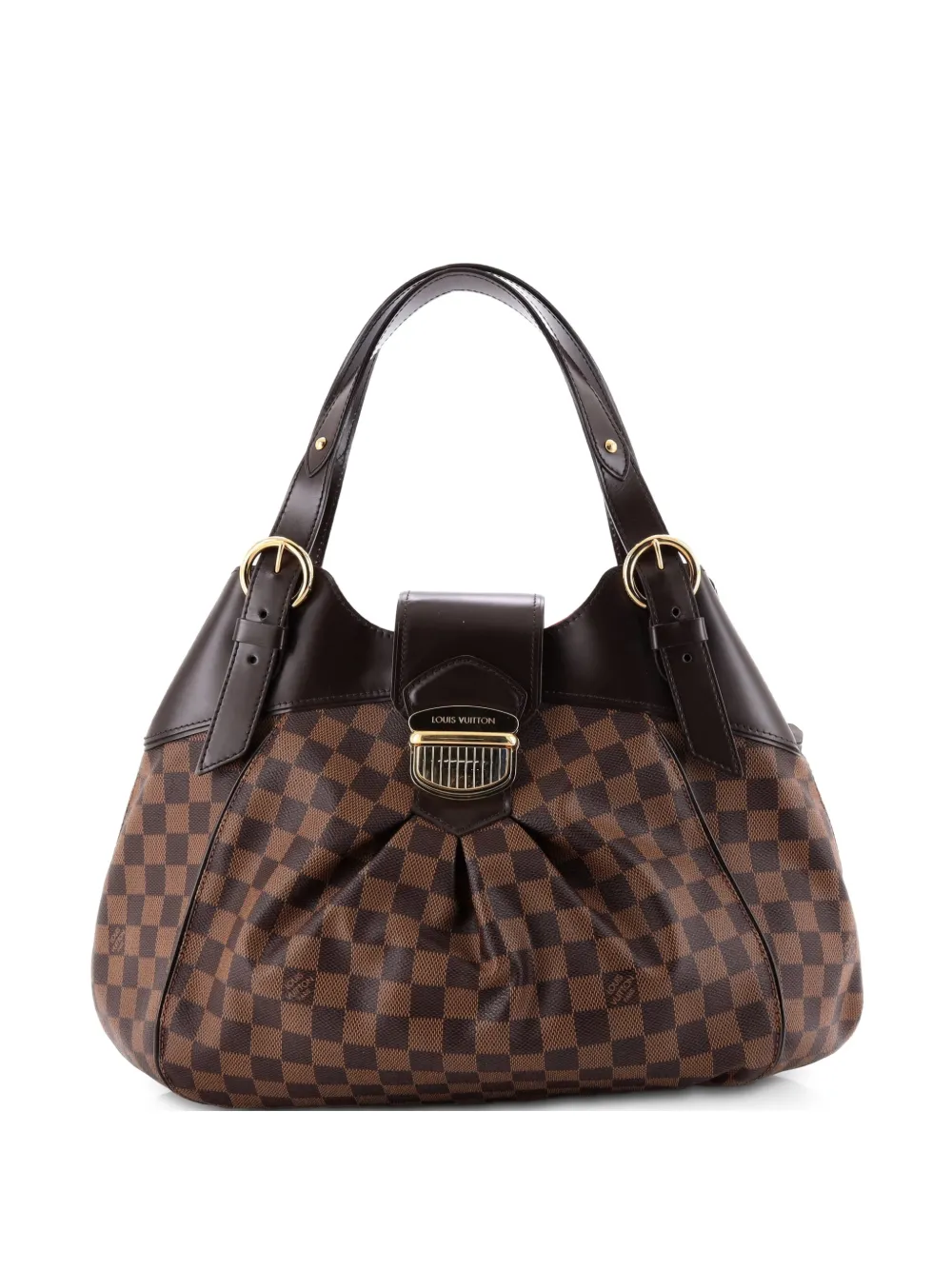 Louis Vuitton Pre-Owned Sistina Handbag Damier GM hobo bag - Marrone