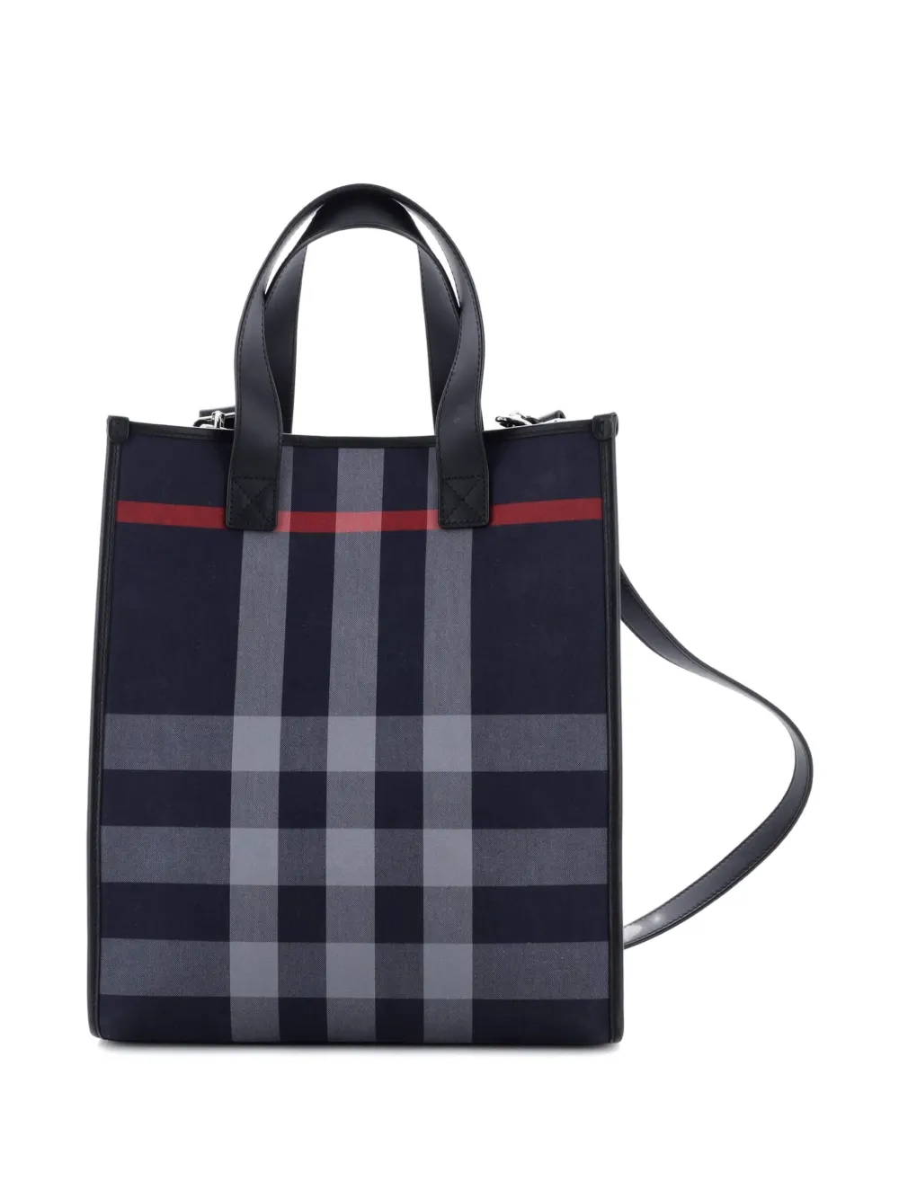Burberry Pre-Owned Book Check E-Canvas Medium tote bag | Pre-Owned | Image 2