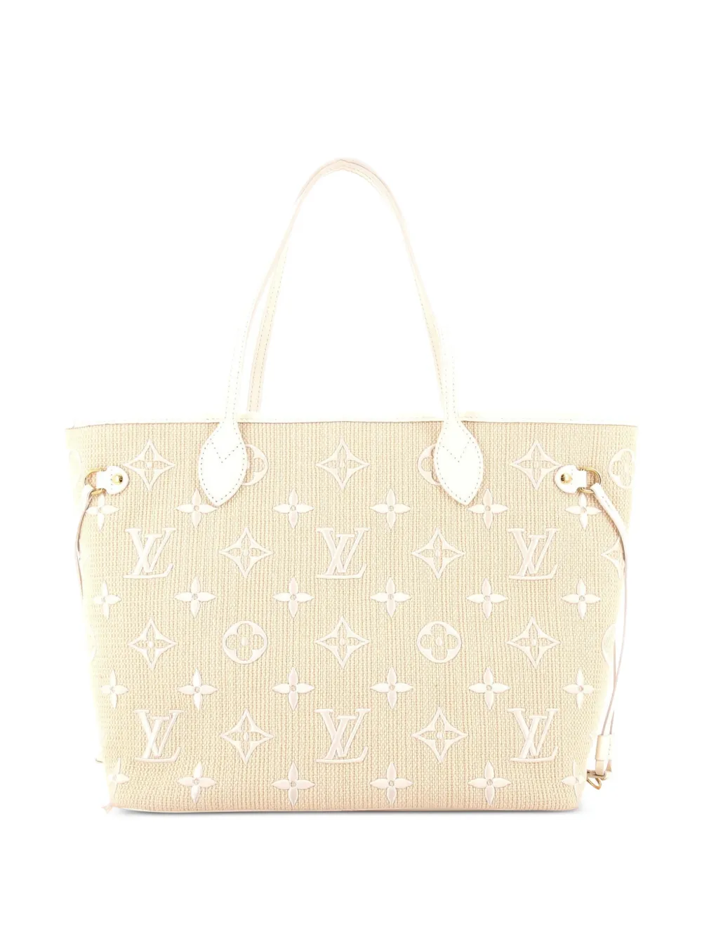 Louis Vuitton Pre-Owned Neverfull NM Monogram Giant Embroidered Cotton MM tote bag - Toni neutri