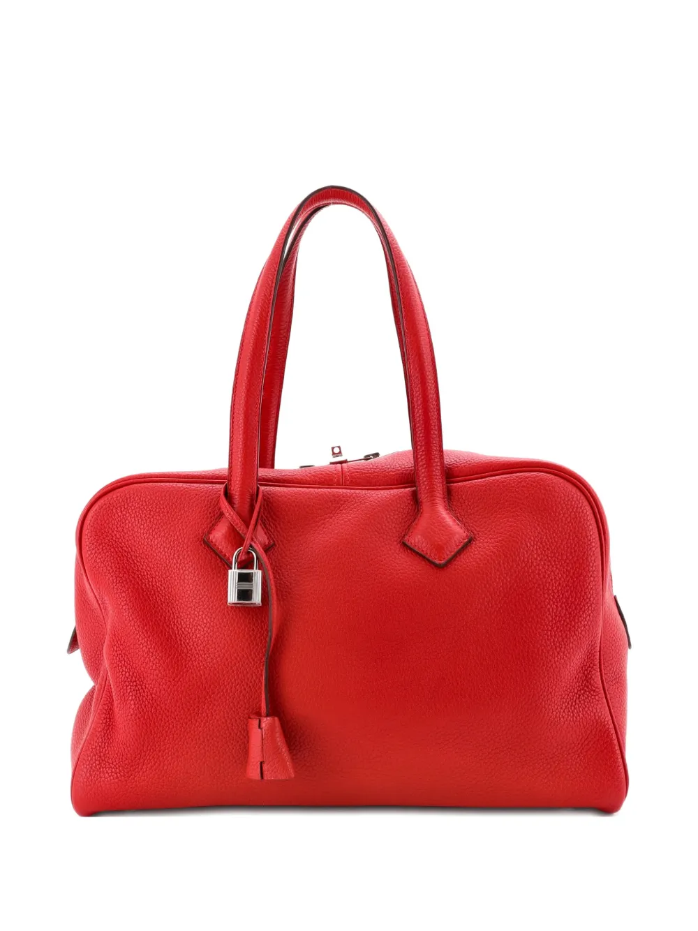 Hermès Pre-Owned Victoria II Bag Clemence 35 satchel - Rosso