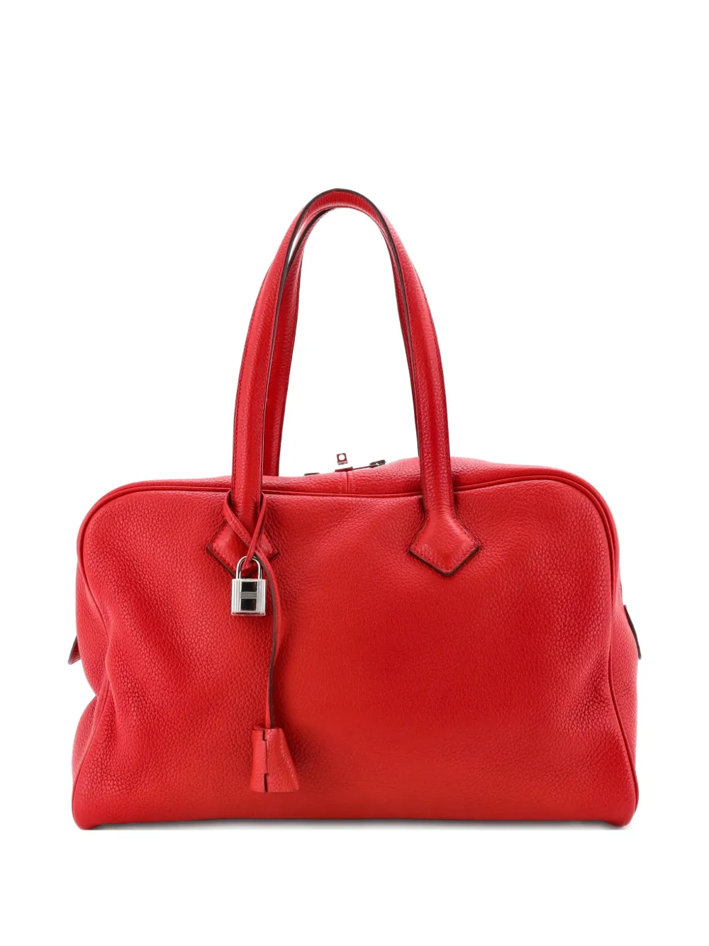 Hermès Pre-Owned Victoria II Bag Clemence 35 satchel - Rosso