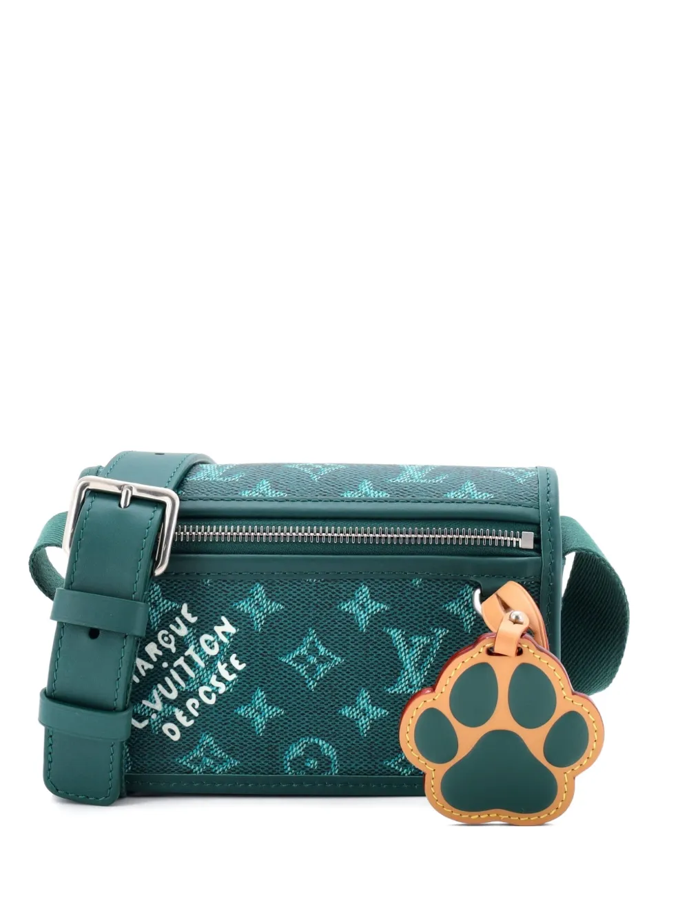 Louis Vuitton Pre-Owned Bosphore Wearable Wallet Limited Edition Marque Deposee Monogram Canvas crossbody bag - Verde