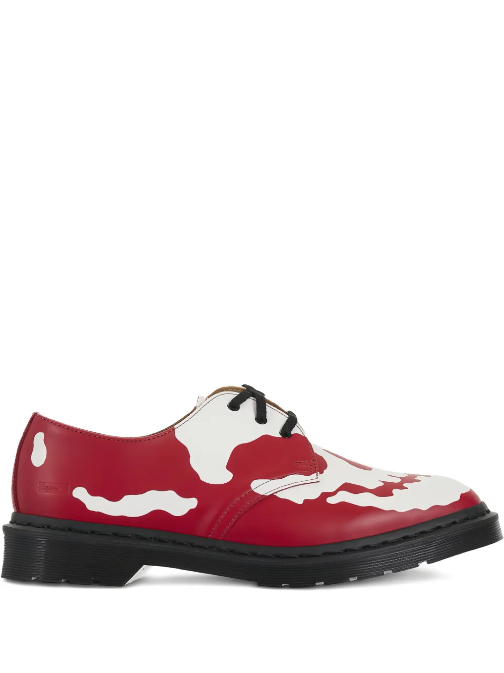 Dr. Martens 1461 skull-print derby shoes - Rot