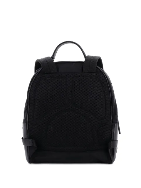 Prada Pre-Owned Convertible Front Pocket Saffiano Leather and Tessuto Medium backpack