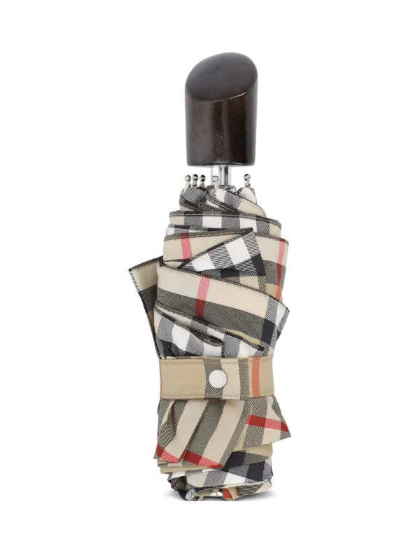 【BURBERRY】 チェック　アンサンブル120A Burberry チェック傘 | ニュートラル | FARFETCH JP