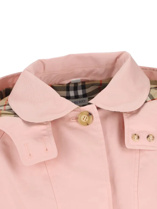 Burberry Kids Hooded Jacket | Pink | FARFETCH