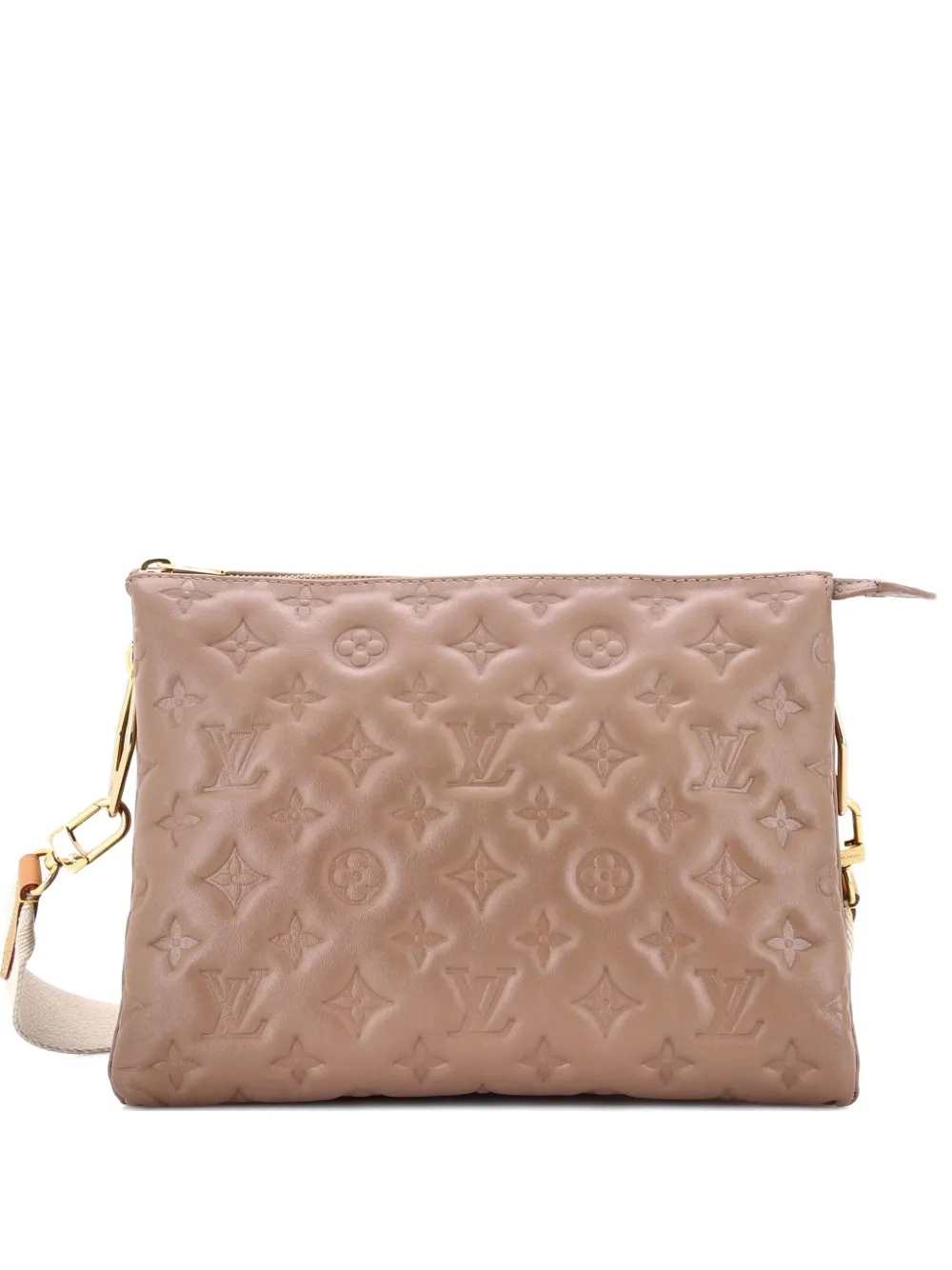 Louis Vuitton Pre-Owned Coussin Bag Monogram Embossed Lambskin PM crossbody bag - Toni neutri