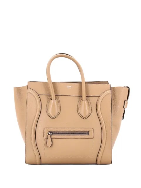 Celine Pre-Owned Luggage Bag Grainy Leather Mini tote bag