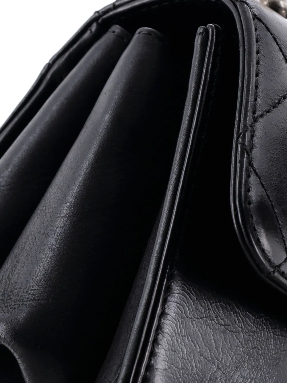 CHANEL Pre-owned Paris-cosmopolite Straight Lined Flap Bag Quilted Aged Calfskin Mini Shoulder Bag In Black