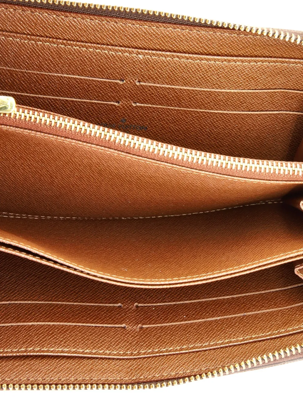 LOUIS VUITTON Pre-owned Zippy Wallet Monogram Canvas Small Wallets In Brown