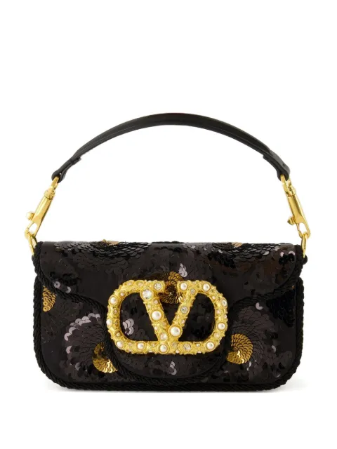 Valentino Garavani petit sac porté épaule Locò à sequins