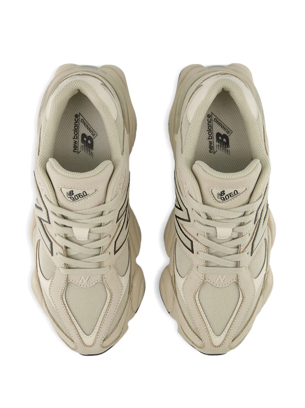 New Balance 9060 sneakers met logopatch Beige