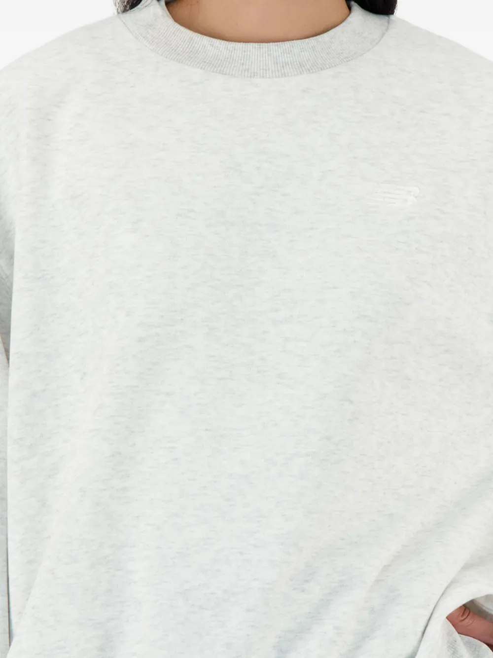 New Balance Sport Essentials sweater met ronde hals Grijs
