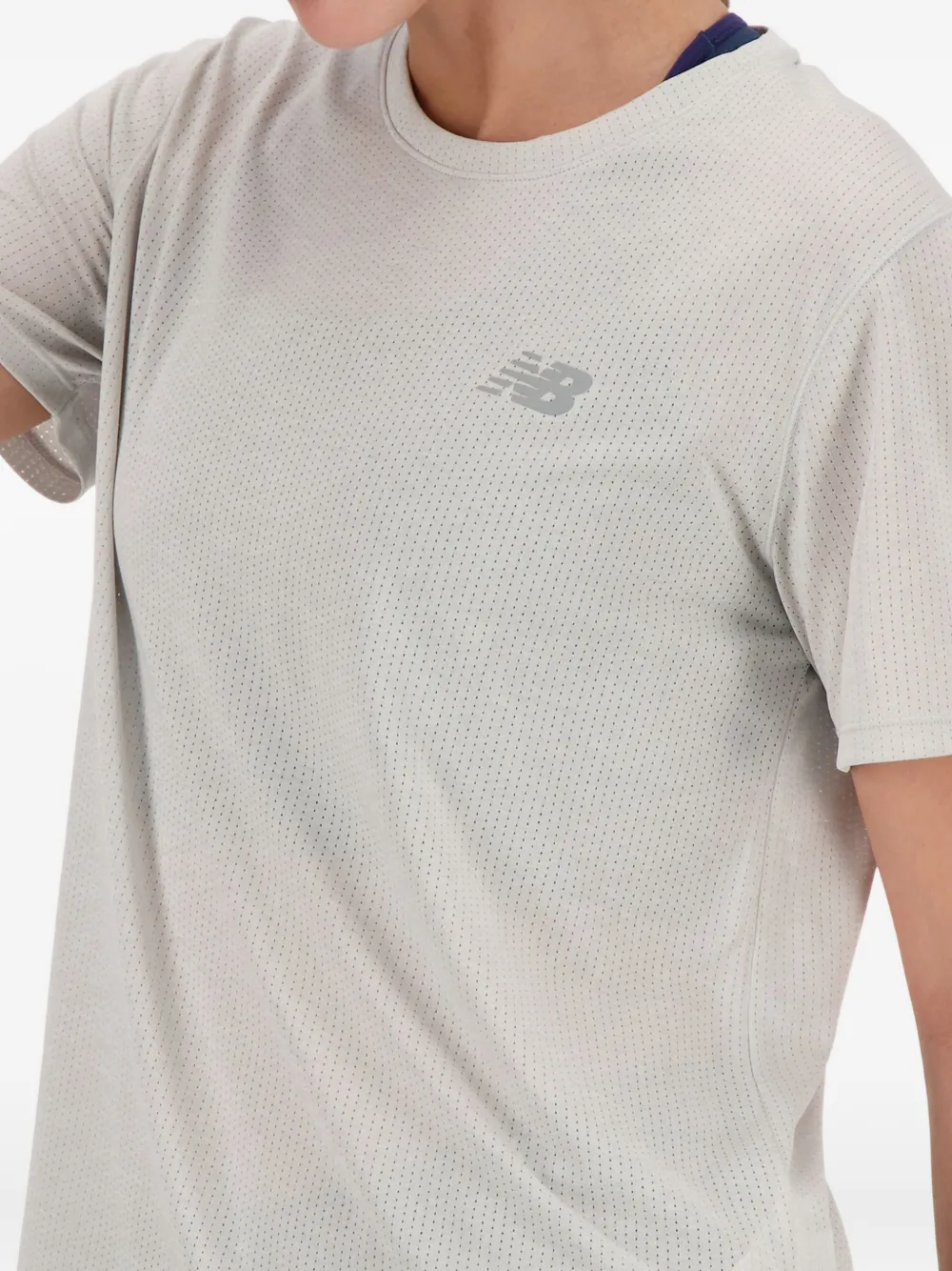 New Balance Athletics T-shirt met korte mouwen Beige
