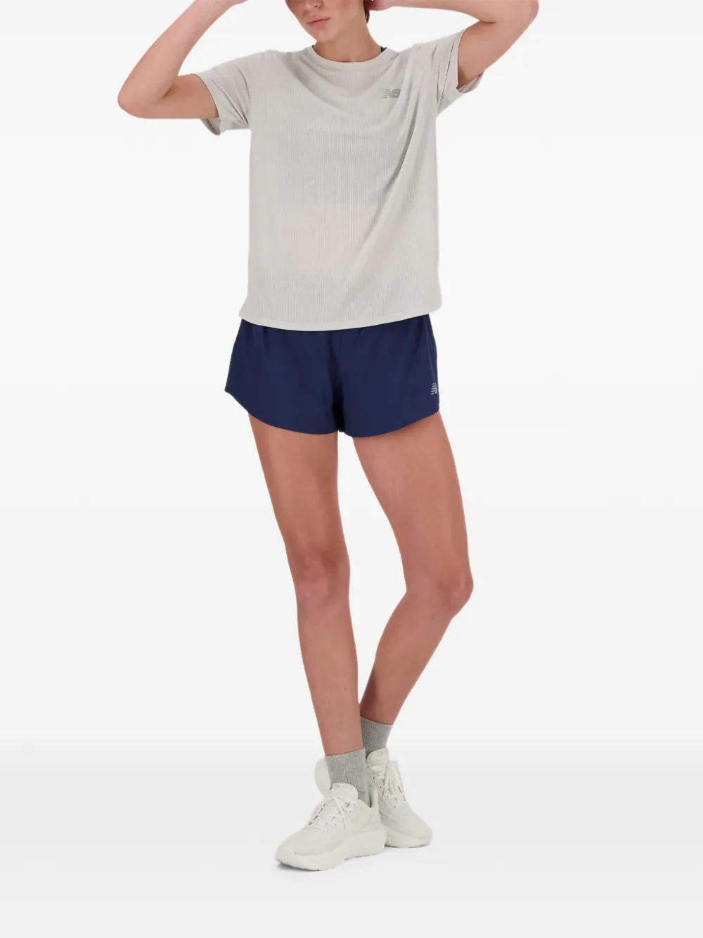New Balance Athletics T-shirt met korte mouwen Beige