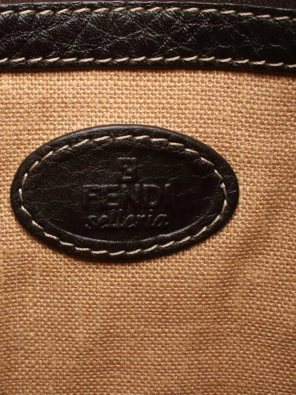 FENDI Pre-owned 2010-2025 Leather Selleria Crossbody Bag In Brown