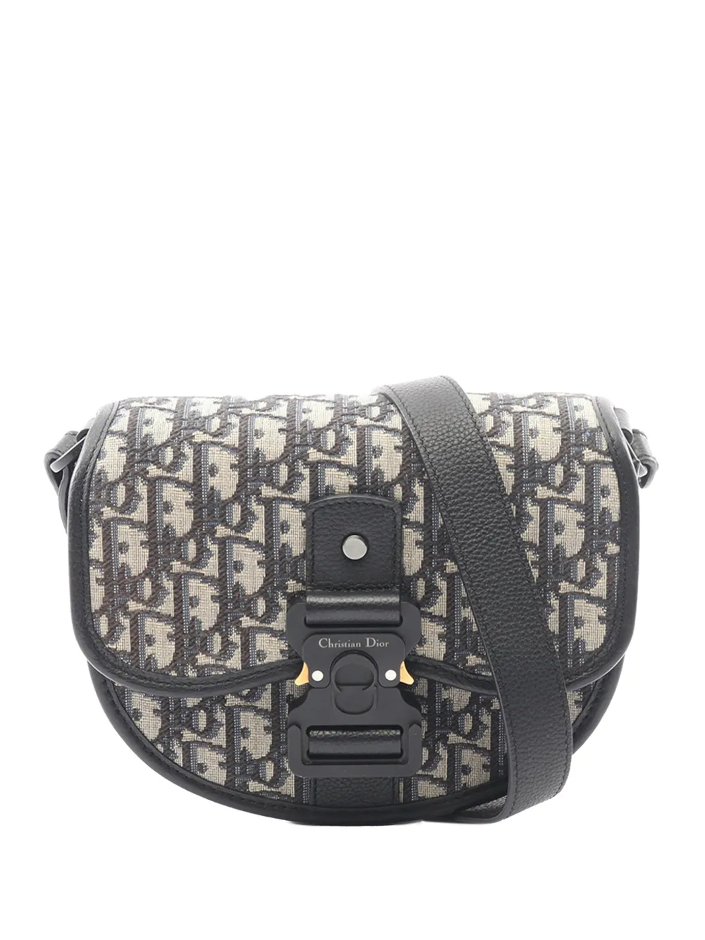 Christian Dior Pre-Owned 2022 Mini Oblique Canvas Gallop crossbody bag - Brown